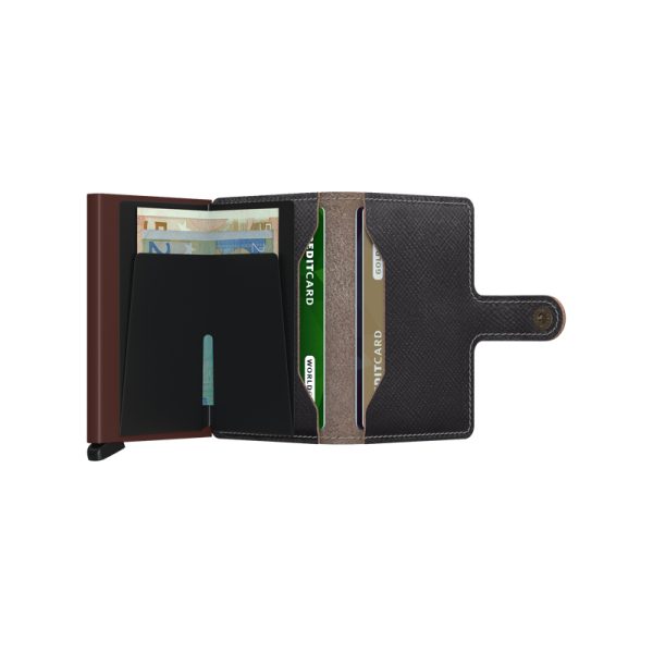 Miniwallet - portfeuille - saffiano brown - Afbeelding 5