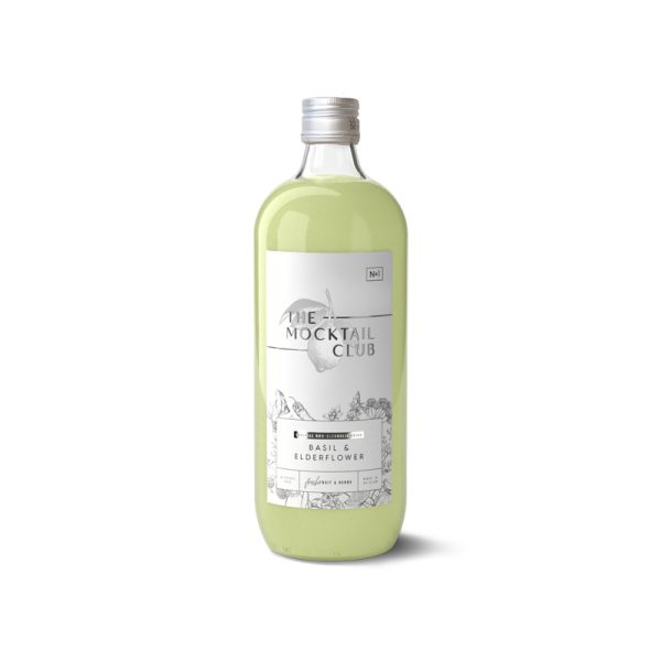 N°1 basil & elderflower - mocktail - Afbeelding 3