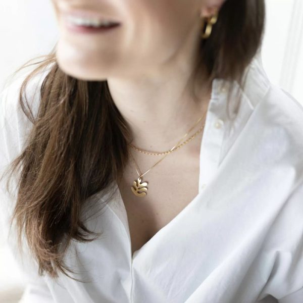 Matisse - ketting - goud - Afbeelding 3