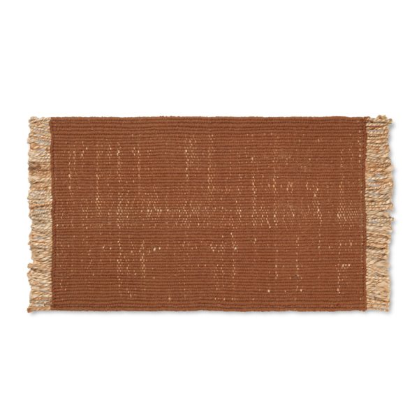 Block mat - vloerkleed - dark brick/natural - Afbeelding 2