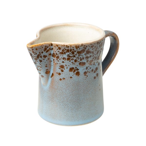 70s ceramics milk jug & sugar pot - melkkan en suikerpot -  berry/peat - Afbeelding 4