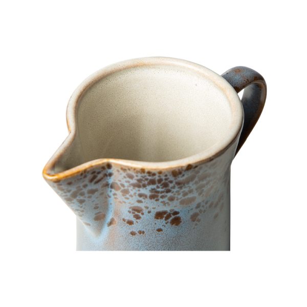 70s ceramics milk jug & sugar pot - melkkan en suikerpot -  berry/peat - Afbeelding 5