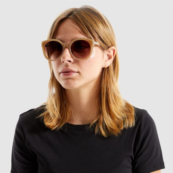 Ellis - zonnebril - sahara white gold