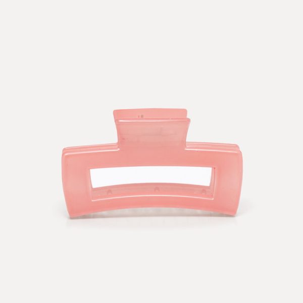 Hair clip rectangle – haarspeld – pink - Afbeelding 2