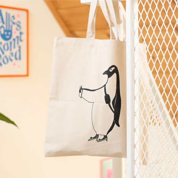 Cindy the pinguin - tote bag