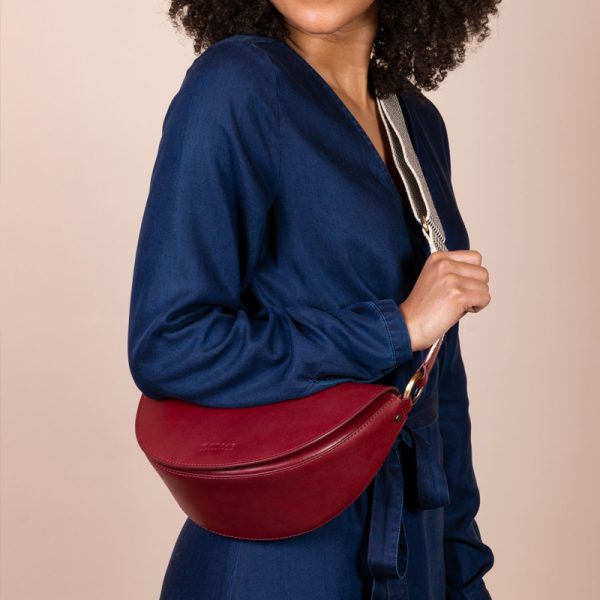 Laura - handtas - ruby classic leather - Afbeelding 3