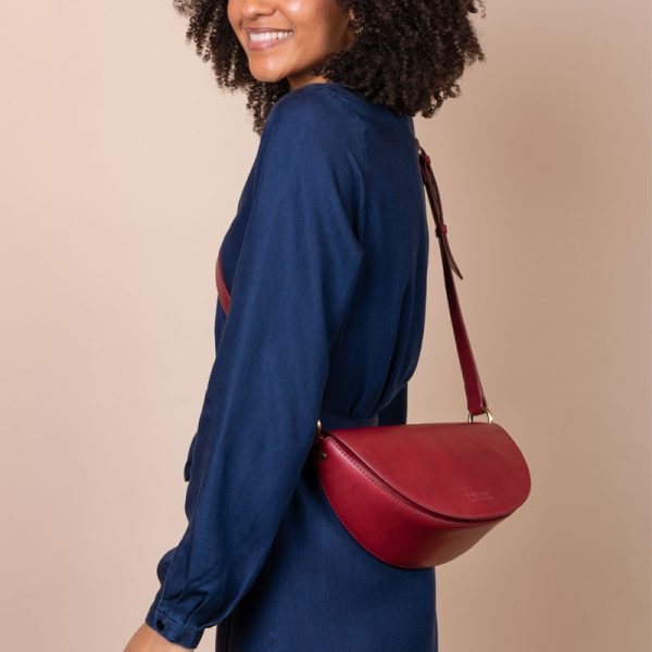 Laura - handtas - ruby classic leather - Afbeelding 2