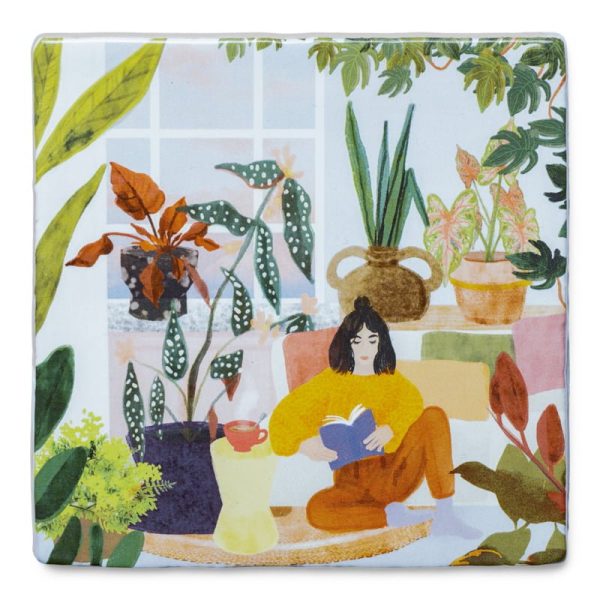 Come at ease 10x10cm - tegel - Afbeelding 2