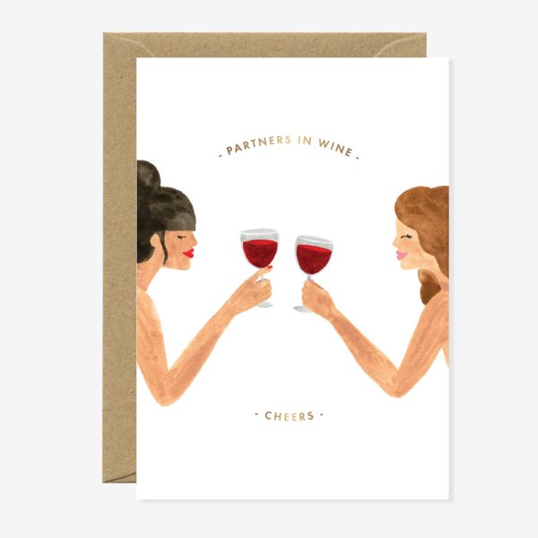 Partner in wine - wenskaart