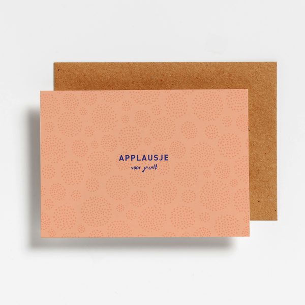 Applausje voor jezelf - wenskaart