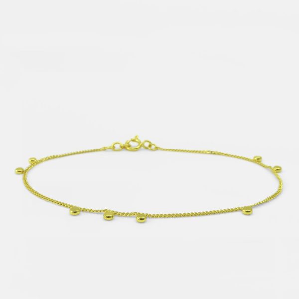 Tiny dots bracelet - armband - gold