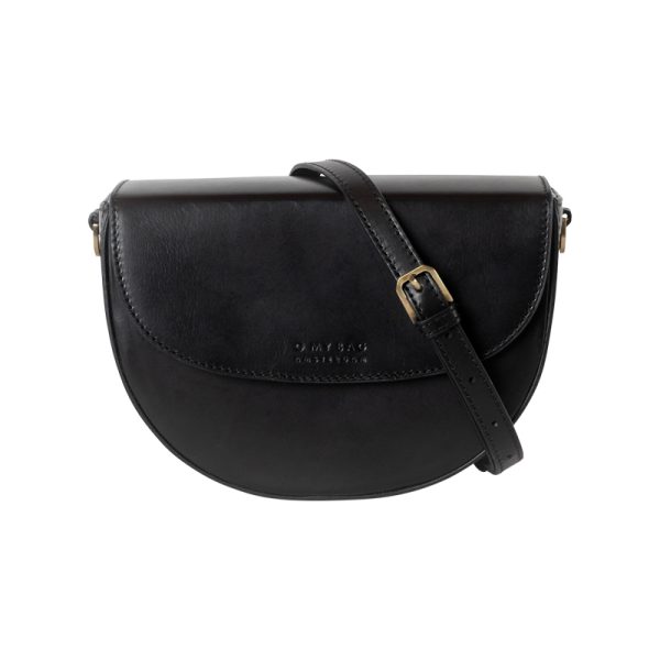 Ava – handtas – black classic leather - Afbeelding 6