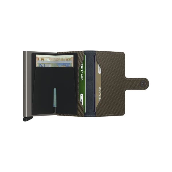 Miniwallet - portefeuille - carbon khaki - Afbeelding 4