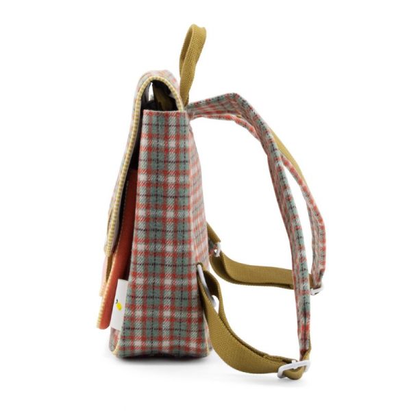 tartan - schooltas -  map green - Afbeelding 3