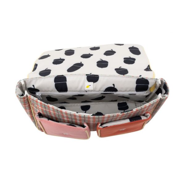 tartan - schooltas -  map green - Afbeelding 5