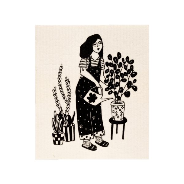 Plant lover & coffee first - sponsdoek - Afbeelding 3