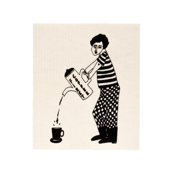 Plant lover & coffee first - sponsdoek - Afbeelding 4