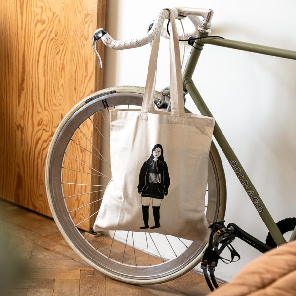 Barcode girl - tote bag