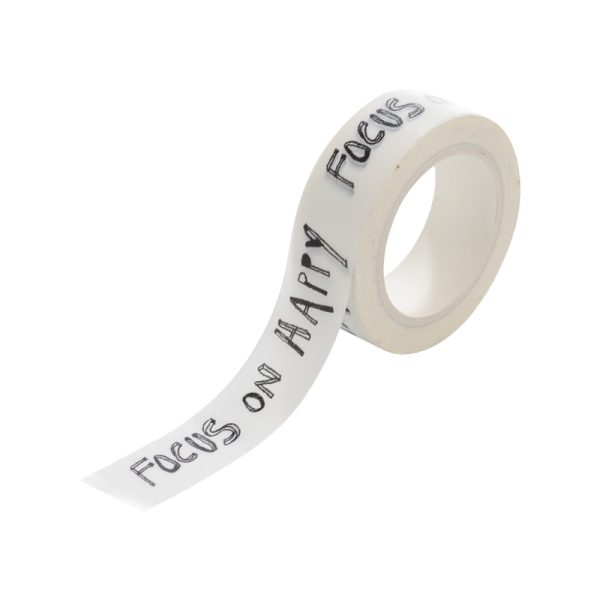 Focus on happy - washi tape