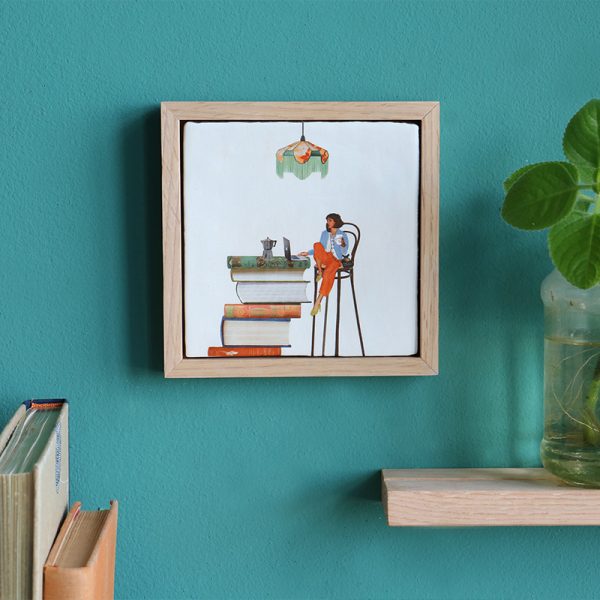 I got this 10x10cm- decoratie