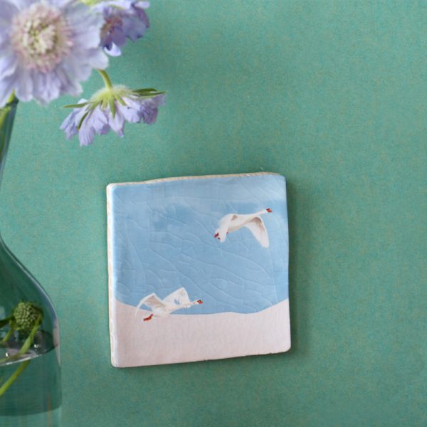 Spread your wings 10x10cm - tegel