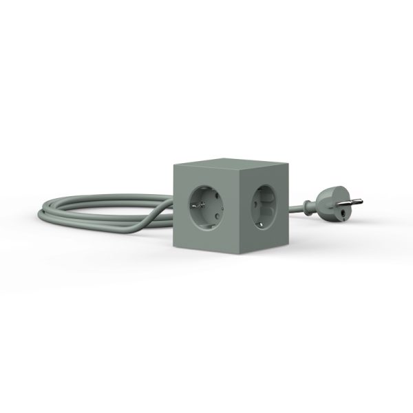 Square 1 - stekkerdoos - oak green - Afbeelding 2