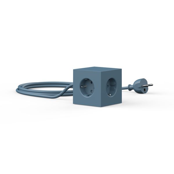 Square 1 - stekkerdoos - ocean blue - Afbeelding 2