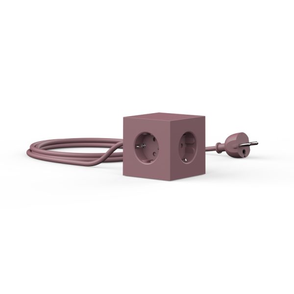 Square 1 - stekkerdoos - rusty red - Afbeelding 2