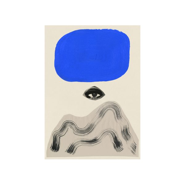 Between mountain & sky 50x70cm - poster