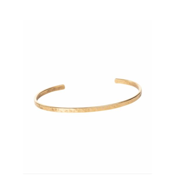 Smalle gehamerde bangle  - armband - Afbeelding 3