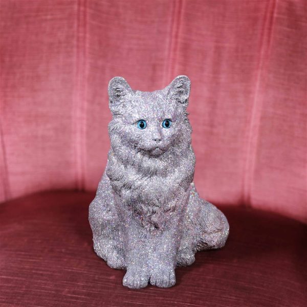 Cat - spaarpot - glitter - Afbeelding 2