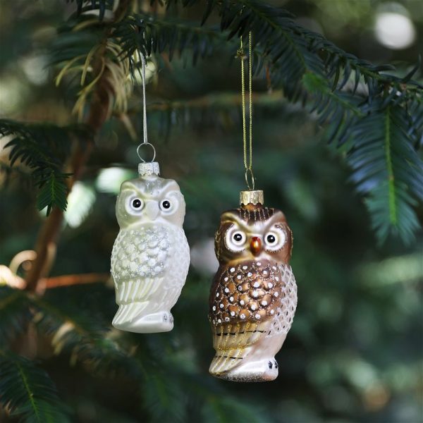 Ornament owl - kerstdecoratie - Afbeelding 2