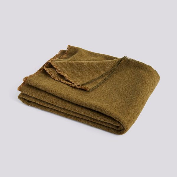 Mono blanket - plaid - olive