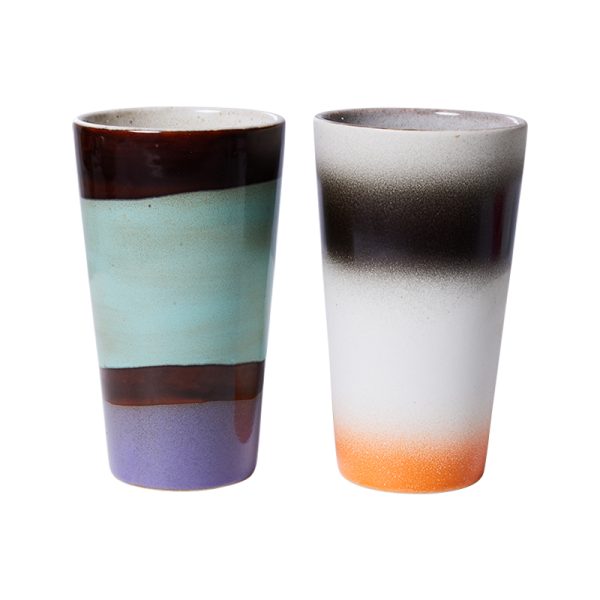 70s ceramics – latte mok – boogie