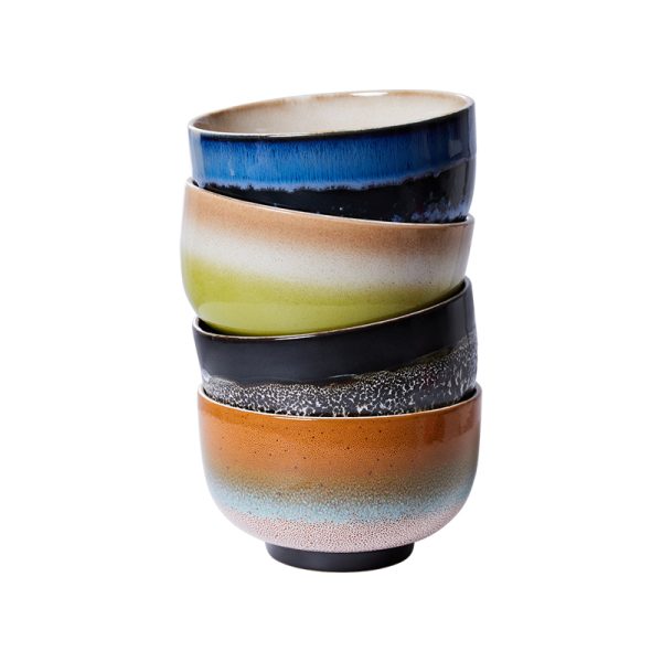 70s ceramics noodle bowls - noedelkom - groovy