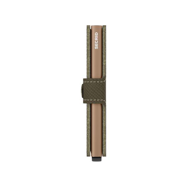 Miniwallet - portfeuille - saffiano olive - Afbeelding 2