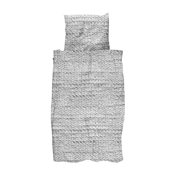 Twirre cool grey - dekbedovertrek