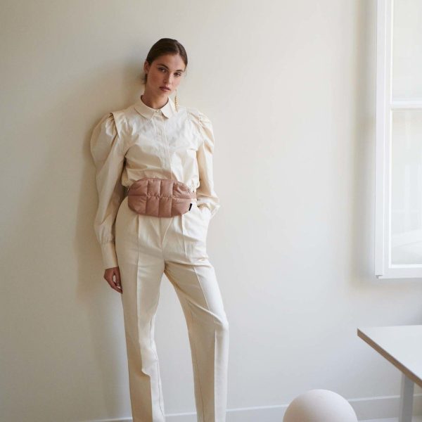 Cilou puffy belt bag - handtas - macaroon
