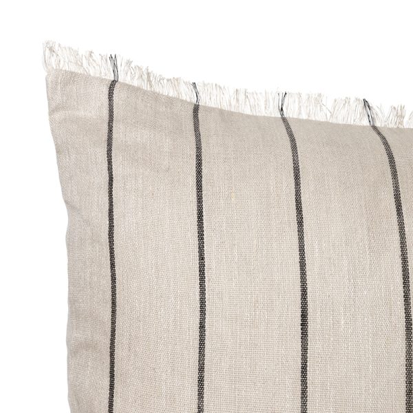 Calm - kussen - camel/black - Afbeelding 2