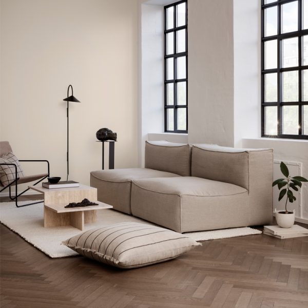 Calm - kussen - camel/black - Afbeelding 5