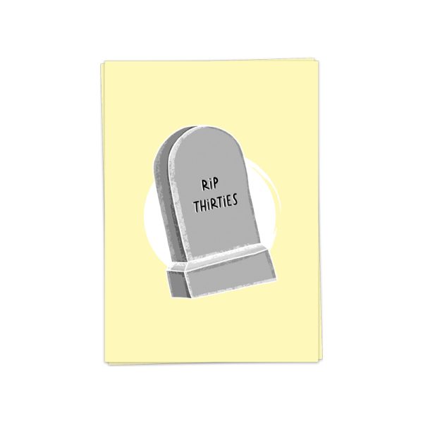 Rip thirties - wenskaart