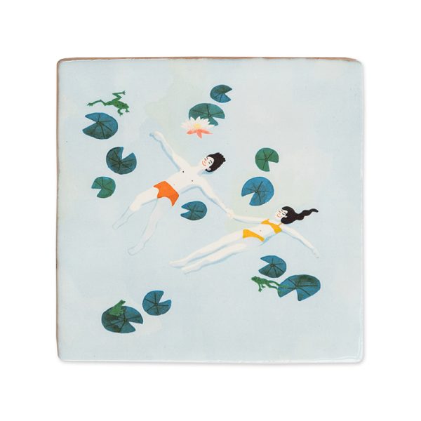 Just floating around small 10x10cm - decoratie - Afbeelding 2