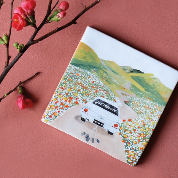 Just married 10x10cm - tegel