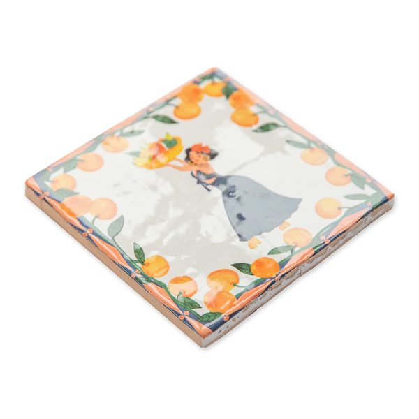 Miss feel-good 10x10cm - tegel - Afbeelding 3