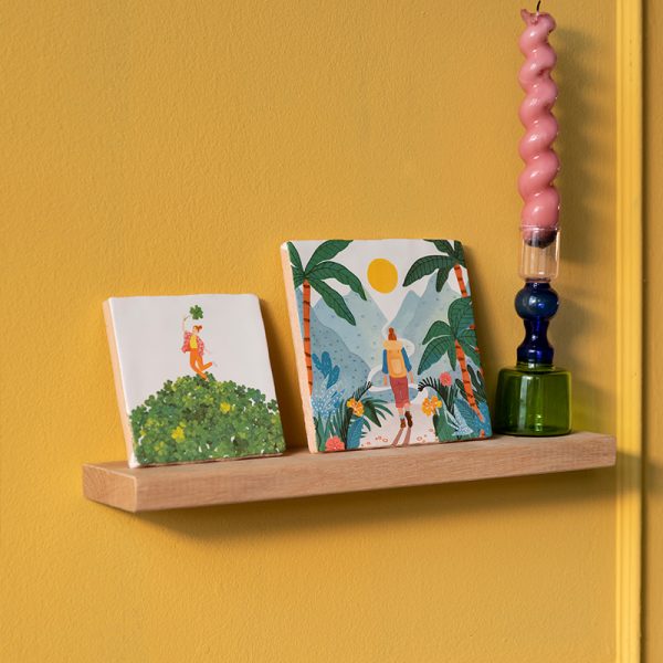 On an adventure medium 13x13cm - decoratie