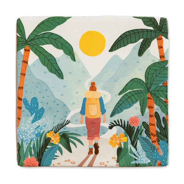 On an adventure medium 13x13cm - decoratie - Afbeelding 2