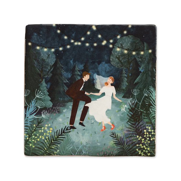 Our wedding night 10x10cm - tegel - Afbeelding 3
