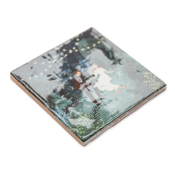 Our wedding night 10x10cm - tegel - Afbeelding 4