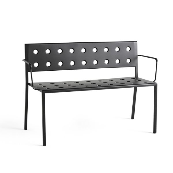 Balcony dining bench with armrest- tuinbank - Afbeelding 3