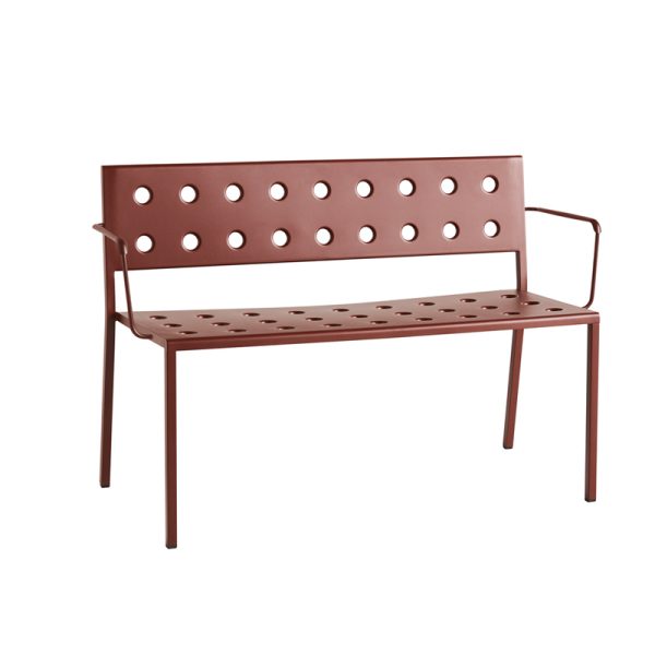 Balcony dining bench with armrest- tuinbank - Afbeelding 4
